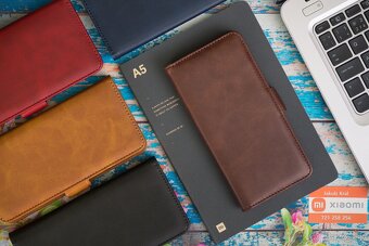 Zatváracie puzdro s bočným pásikom pre Xiaomi, Redmi a Poco - 5