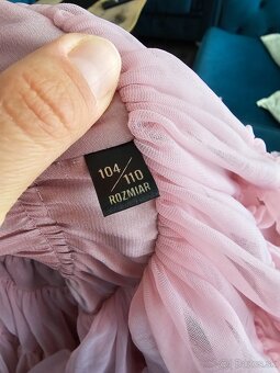Bohato riasená tutu sukňa 104/110 - 5