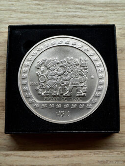 Strieborná investičná minca 5oz 999.9 Piedra de Tizoc - 5
