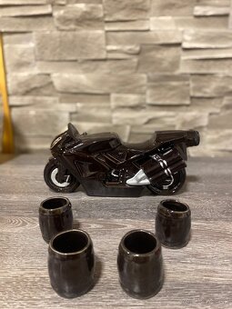 Keramická fľaška motocykel darček - 5