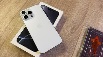 Vymenim iPhone 16 Pro Max 256gb White z NAY - bateria 100% - 5