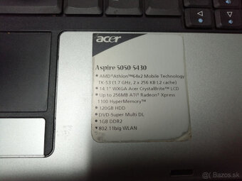 Predám notebook ACER Aspire 5050 - 5