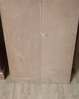 Obraz Žena z Važca, intarzia - 5