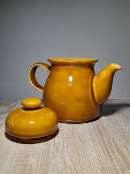 Keramický čajník, retro - 5