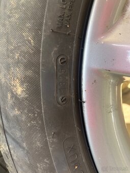 Predám hliníkové disky R16 5x112 Audi - 5