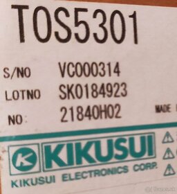 Merací prístroj Kikusui TOS5301 - 5