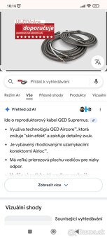 Predám QED SUPREMUS reproduktorové káble - 5