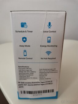 TP-Link Tapo L510E (2-pack) led wifi smart ziarovka - 5