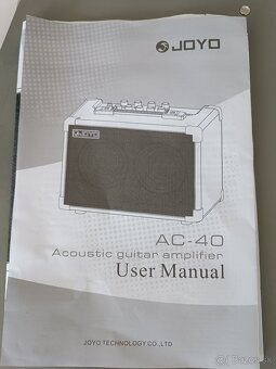 Akustický zosilovač JOYO AC-40 s mikrofónom MB 85 Dynam - 5