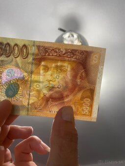 Predám bankovku slovensky štát 5000sk rok 1999 - 5