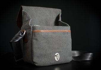 Olympus OM-D Messenger Bag Mini - Prémiová kožená ramenná br - 5