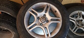 185/60 R14 4x100 6J hlinikove disky a pneumatiky - 5