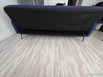 Moderná tmavomodrá pohovka – vo výbornom stave – Bratislava - 5