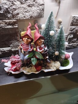 Vianočná dekorácia škriatkovia - 5