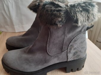 Tamaris kožené čižmičky - 5