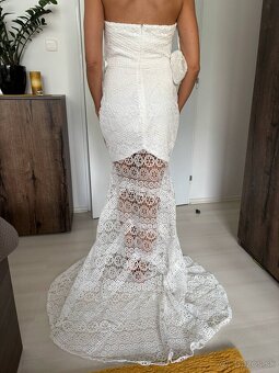 Svadobné šaty v boho štýle, nové - 5
