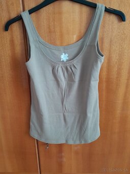 Tričko dámske, tielko, krátky crop top - 5