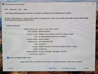 HP ProDesk 400 G1 - i3 4130/8GB DDR3/250 GB SSD/Win 11 Pro - 5
