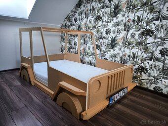 Predám detskú posteľ Jeep (ručná výroba) - 5