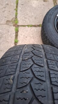 Peugeot 4x108 R15 plechove disky + zimne pneu 195/65 - 5