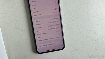 Apple iPhone X 256GB - puknutý zadok, nová batéria - 5