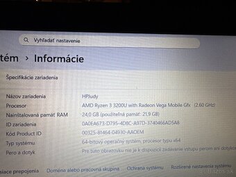 Predám notebook HP - 5