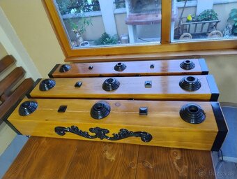 Lustre drevený hranol - 5