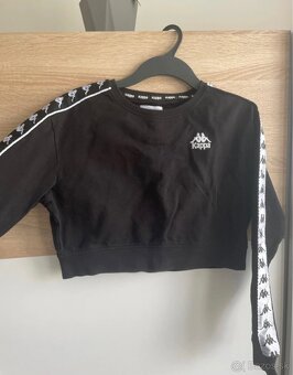 Kappa crop mikina M – pásiky na rukávoch, top stav - 5