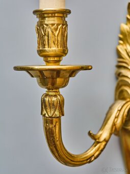 Novoklasicistická nástenná lampa v 42 cm - 5
