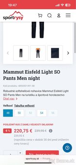 Mammut Eisfeld Light SO, veľkosť 48 (M) - 5