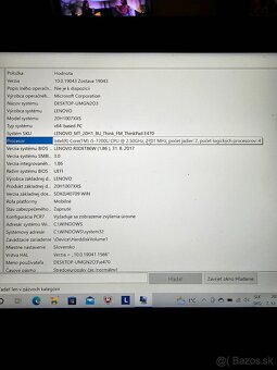 Notebook Lenovo ThinkPad E470 - 5