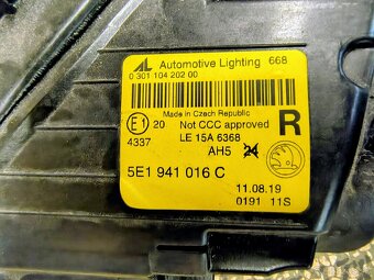 Světlo Škoda Octavia 3 - 5