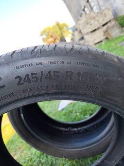 Predám Continental 245/45R18 96w - 5