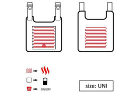 PredámE vyhrievanú univerzálnu vestu 9W bezAKU GV1U - 5