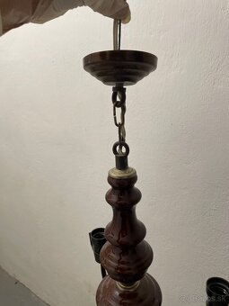 Tri sklenené lustre za 5 EUR - 5