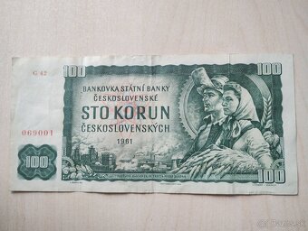 predám staré bankovky československo - 5