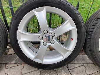Elektrony - alu disky 5x100 r16 s pneu 205/45 r16 barum - 5