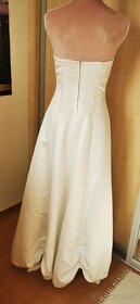 Biele šaty svadobné, slávnostné, balove - 5