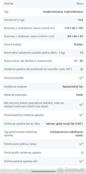 Predám kočík 3-kombinaciu Bexa Ultra 2019 - 5