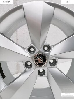 Org Škoda Kodiaq 6,5X17 ET38 5X112 Silber 1225 - 5