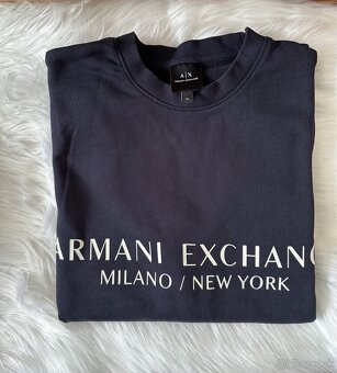 Predám NOVÚ, NENOSENÚ pánsku mikinu ARMANI EXCHANGE - 5