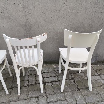 Retro stolicka THONET TON drevena Vintage vidiecka - 5