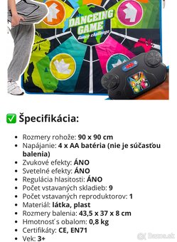 Dancing challenge playmat tanečná podložka - 5