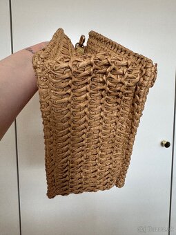 Nová slamená kabelka H&M s visačkou - 5