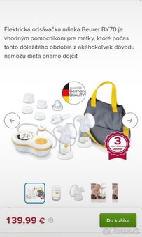 Elektricka odsavacka Beurer BY70 dualbreast - 5