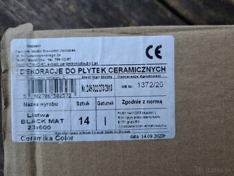 dekoratívna keramická lišta 28ks - 5