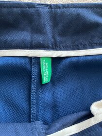 Dámske modré nohavice značky Benetton - 5