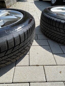 Zimné pneumatiky + disky na audi - 5