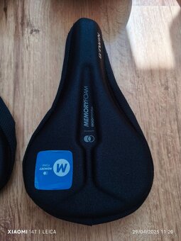 Decathlon cyklistické sedlo + M veľkosť pamäťová pena - 5