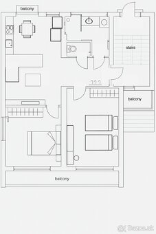 Slnečný a moderný 3-i byt - balkón, klíma a záhrada, bez RK - 5